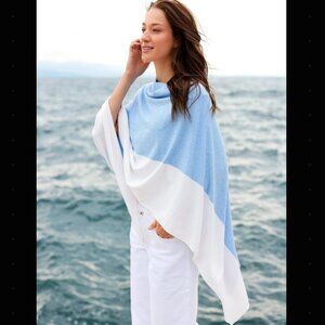 Shiraleah - Madeleine Travel Poncho - Bluebell
